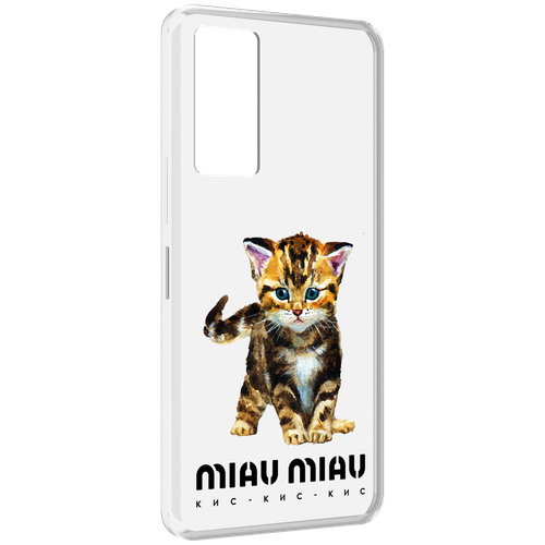 Чехол MyPads Бренд miau miau для Infinix Note 11 задняя-панель-накладка-бампер