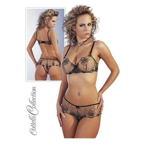 Кружевной бюстгальтер на косточках от Cottelli Collection, и прозрачный