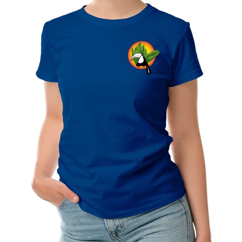 фото Футболка roly, размер l, синий