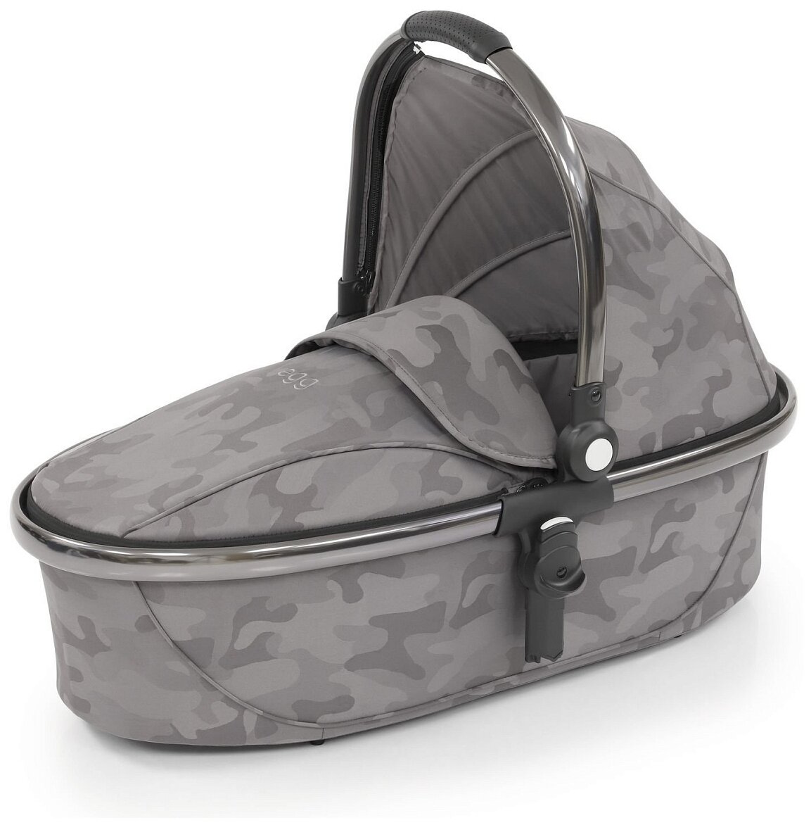 Люлька Egg Carrycot Camo Grey & Anodised Frame