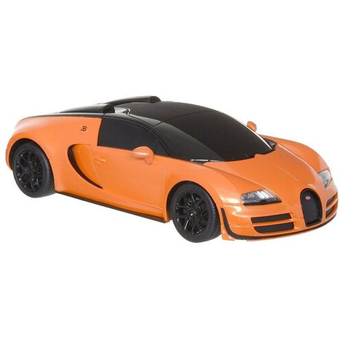 Машина р/у 1:18 Bugatti Veyron Grand Sport Vitesse, цвет оранжевый радиоуправляемые игрушки rastar машина радиоуправляемая 1 18 bugatti veyron grand sport vitesse