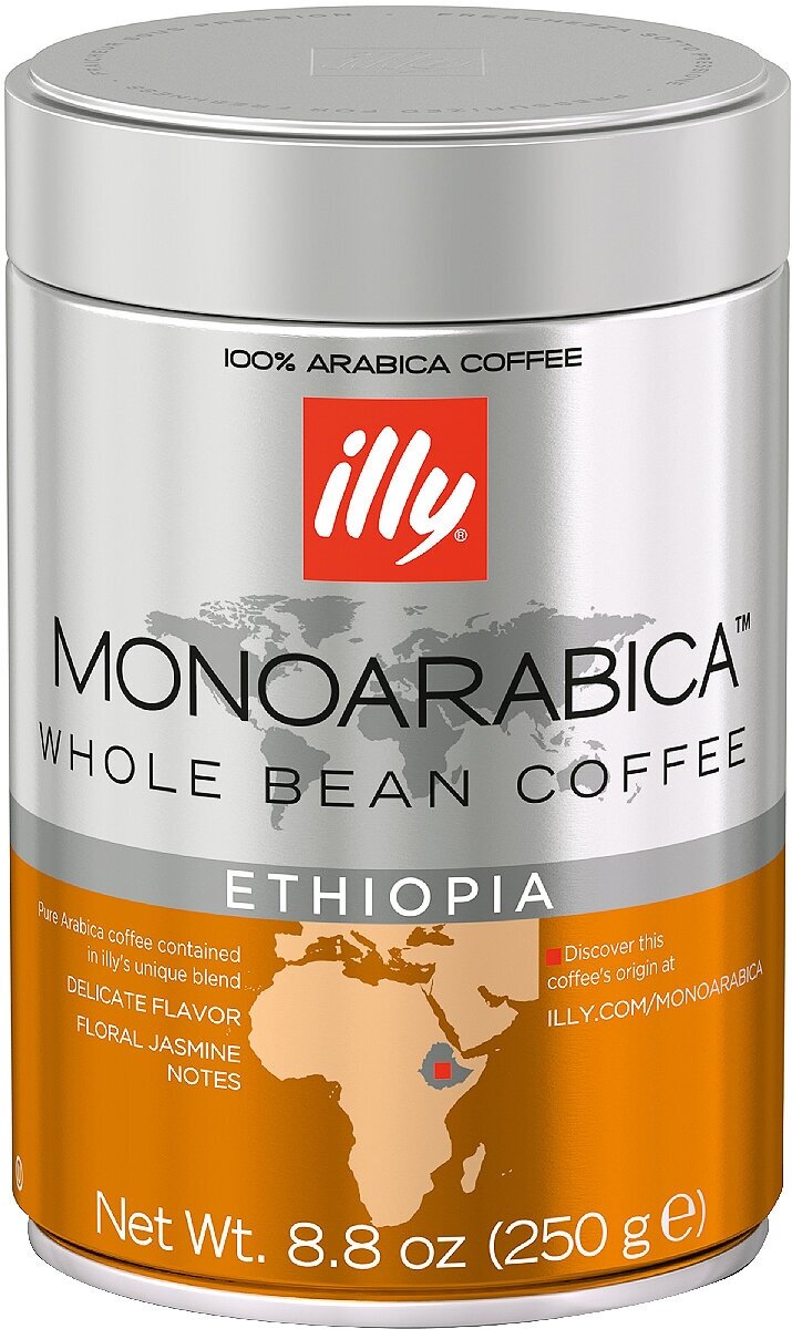 Кофе в зернах Illy Ethiopia Monoarabica средней обжарки, 250 г