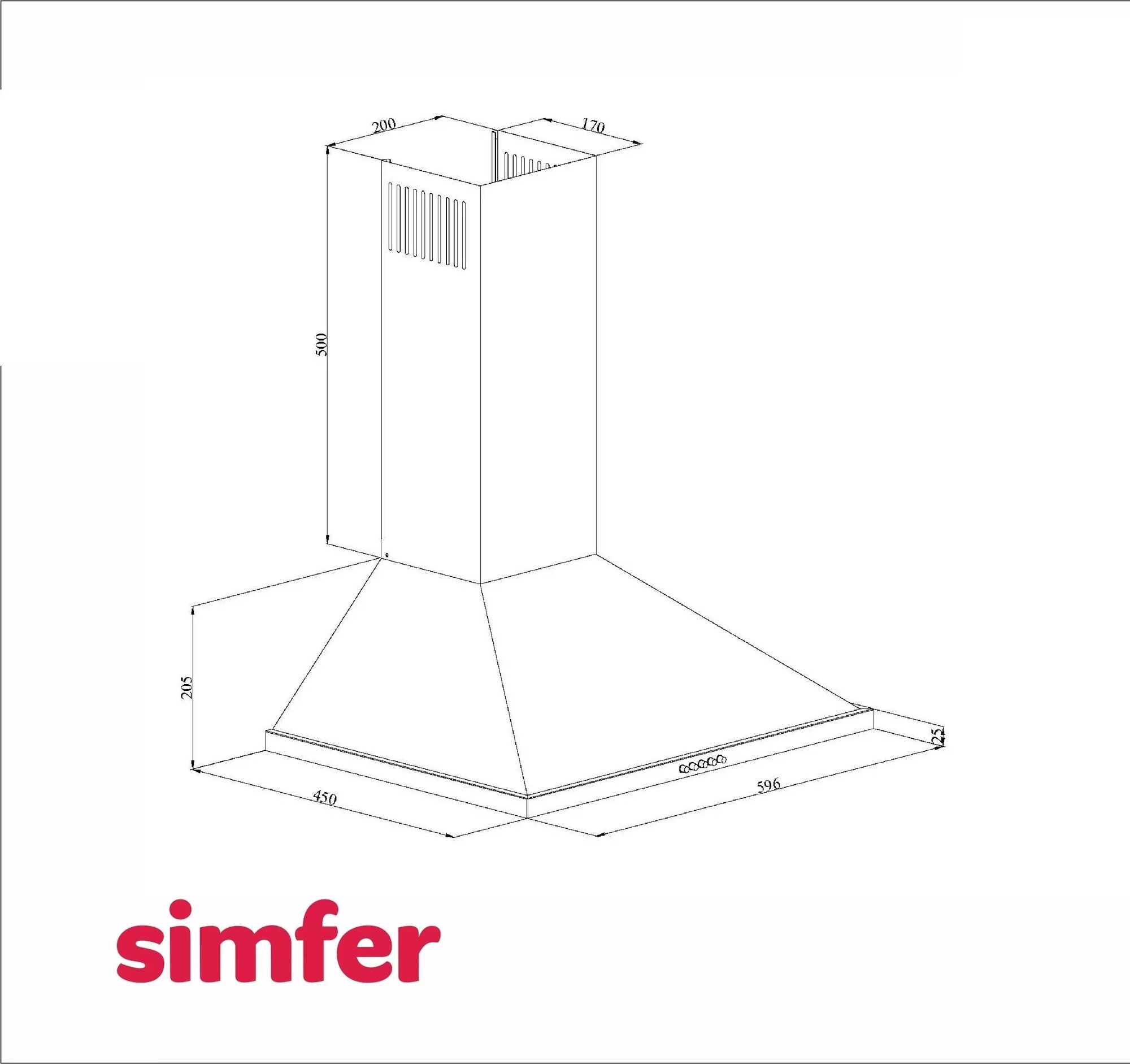 Встраиваемая вытяжка Simfer - фото №8