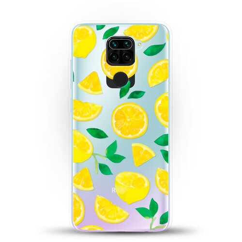 фото Силиконовый чехол лимон на xiaomi redmi note 9 andy & paul