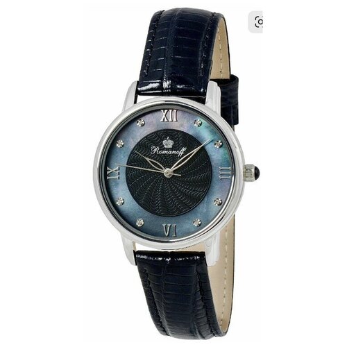 Наручные часы Romanoff, черный, серебряный наручные часы romanoff часы наручные romanoff 8215 3052983bl серебряный черный