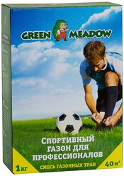 Смесь семян для газона GREEN MEADOW Спортивный газон для профессионалов, 1 кг