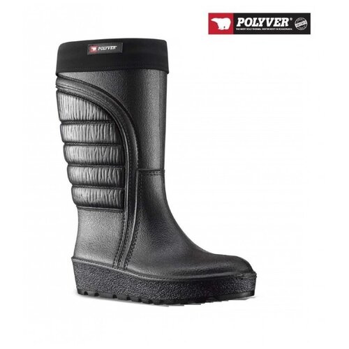 фото Сапоги polyver winter со съемным чулком черные китай