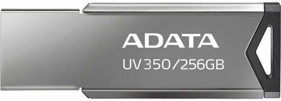 Флешка USB A-Data UV350 256ГБ, USB3.0, серебристый [auv350-256g-rbk]