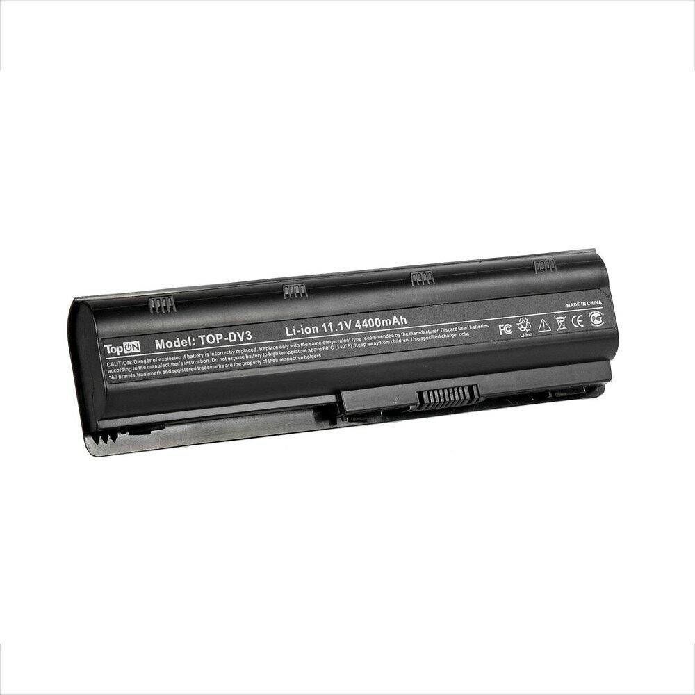 Аккумулятор для ноутбука HP Pavilion DM4, DV5, DV6, DV7, G6, G7, G42, G62, CQ62 (11.1V, 4400mAh, 49Wh). PN: HSTNN-F02C, MU06