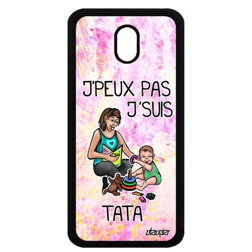 фото Чехол на смартфон samsung galaxy j3 2017, "не могу - стала тетей!" шутка карикатура utaupia