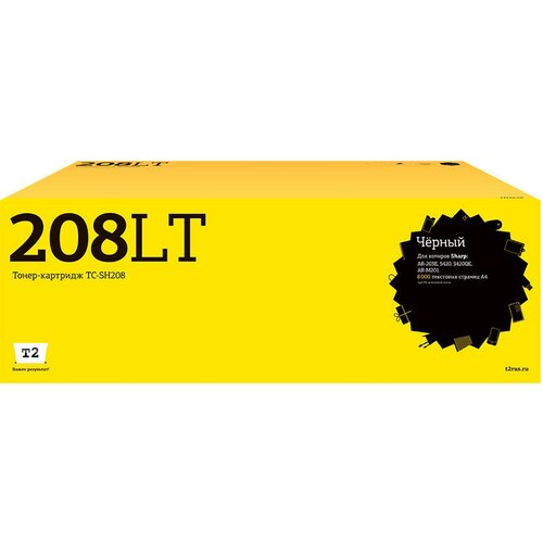 TC-SH208 Тонер-картридж T2 для Sharp AR-203E/5420/5420QE/AR-M201 (8000 стр.) черный тонер sharp ar 5420 m201 203 mx b200 201 master 300г банка 8k