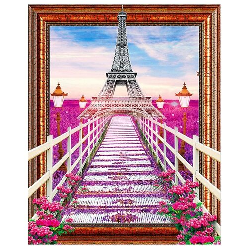 Kubanstar / Алмазная мозаика, 40х50 см / Частичная выкладка