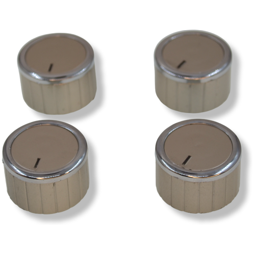 Комплект ручек для варочной панели ( плиты ) серые универсальные /4 шт.