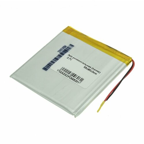 Универсальный аккумулятор банка 37 B 3500 мАч 85x80x3 мм 79000₽