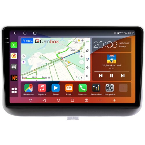 Штатная магнитола Toyota Carib (1995-1999) Canbox H-Line 2K 4186-9326 на Android 10 (4G-SIM, 8/256, DSP, QLed)