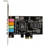 Звуковая карта PCI-E 8738 (C-Media CMI8738SX) 4.0 bulk Noname - изображение