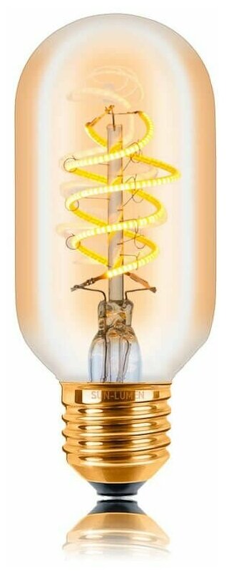 Ретро лампа светодиодная Starry, Е27, золотая