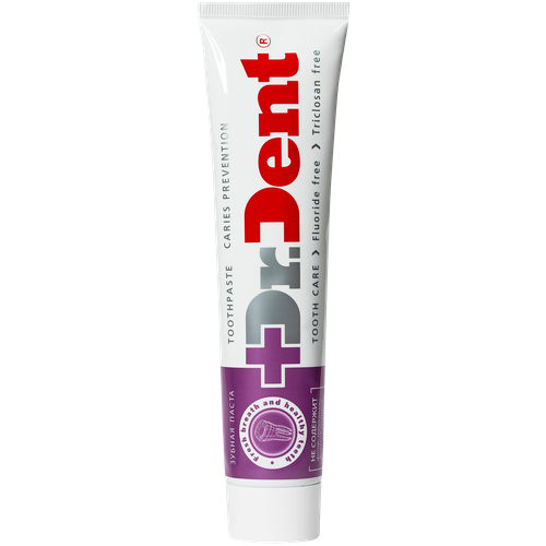 Зубная паста Modum Dr.Dent Caries Prevention, 170 мл, 170 г, белый/фиолетовый
