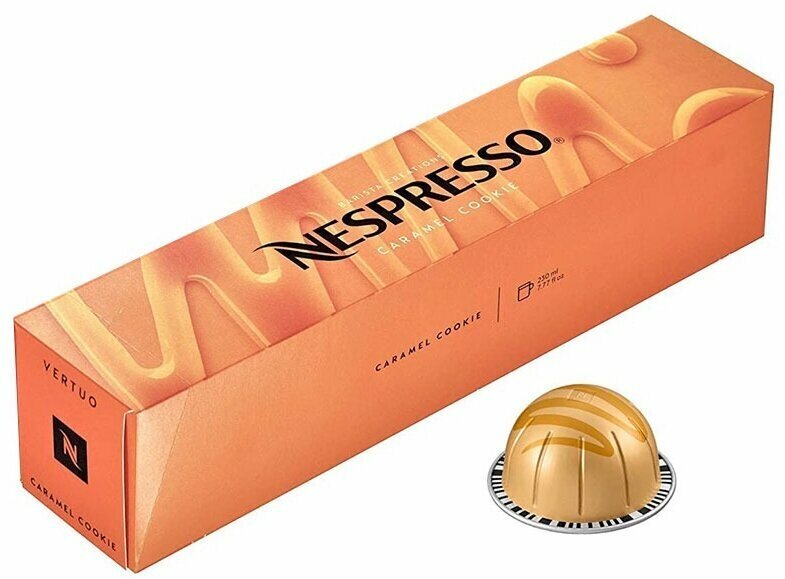 Кофе капсулы Nespresso Vertuo Caramel cookie, 10 кап. в упаковке. - фотография № 2