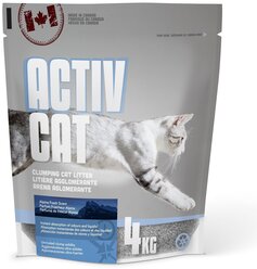 Комкующийся наполнитель Canada Litter ActivCat Clumping Alpin Fresh, 4 кг 4 кг