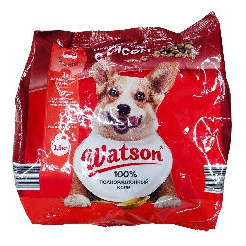 Сухой корм для взрослых собак с мясом/ 1 уп. 1500гр.