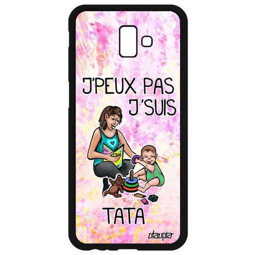 фото Чехол для мобильного samsung galaxy j6 plus 2018, "не могу - стала тетей!" юмор семья utaupia