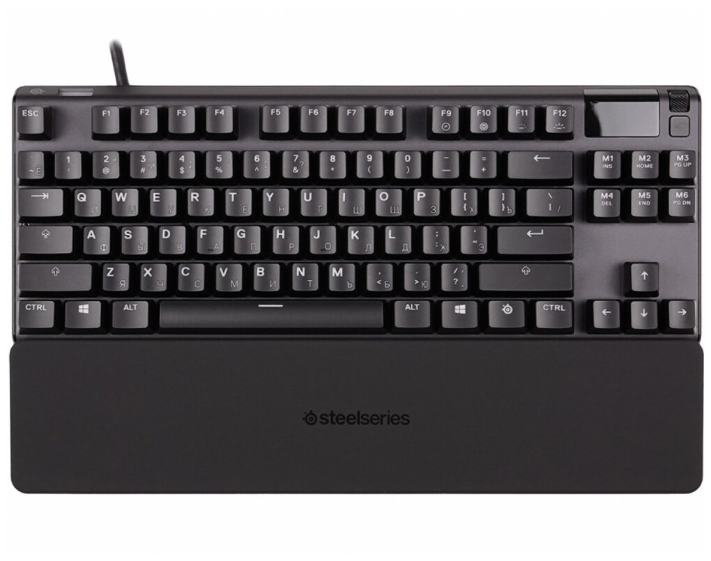 Игровая клавиатура SteelSeries Apex Pro TKL SteelSeries OmniPoint, черный, кириллица+QWERTY