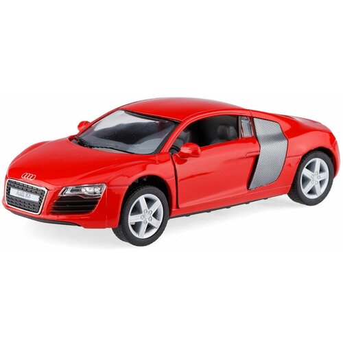 Машина Audi R8 красная металл инерция Kinsmart КТ5315W