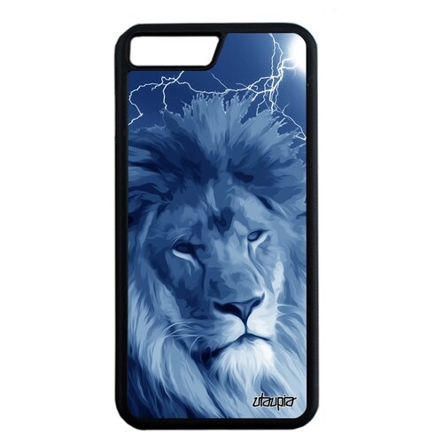 фото Чехол для мобильного apple iphone 8 plus, "лев" царь хищник utaupia