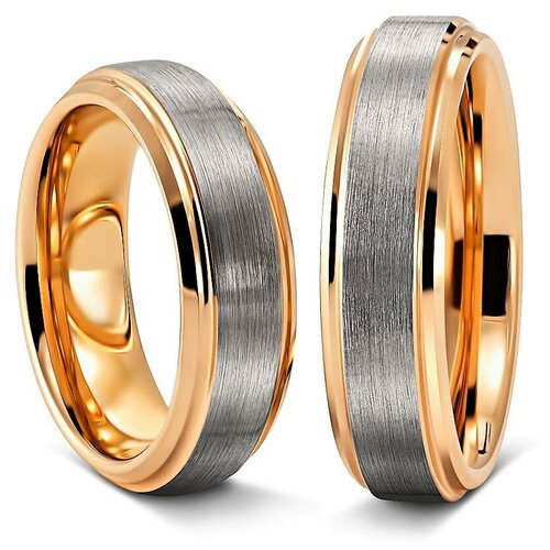 Кольцо обручальное Veragold, размер 18, ширина 6 мм, золотистый