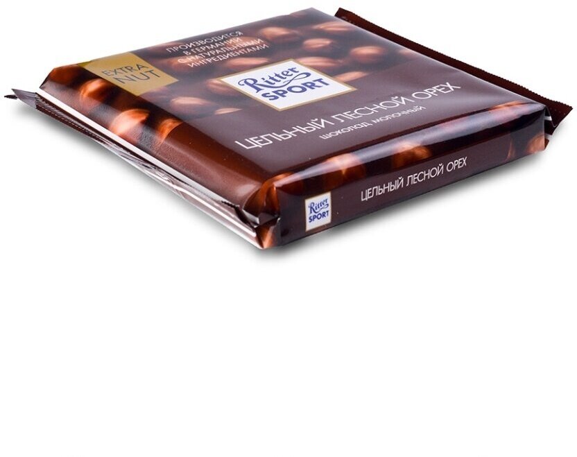 Шоколад Ritter Sport молочный с цельным лесным орехом, 100 г - фото №20