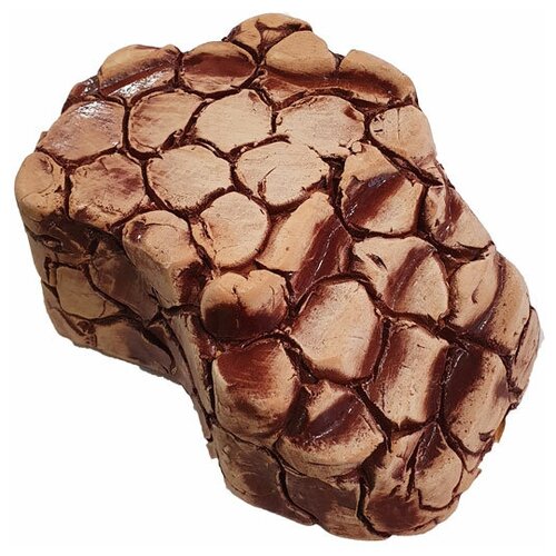 Декор керамический Остров для черепах малый, 15х10х10 см