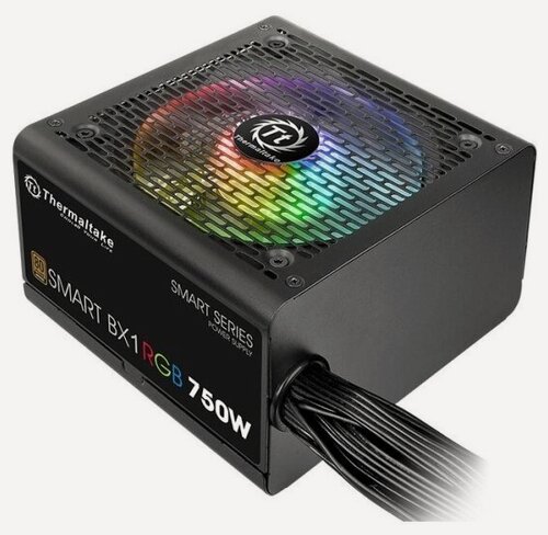 Изображение товара Блок питания Thermaltake Smart BX1 RGB, 750W, 80+ Bronze (PS-SPR-0750NHSABE-1)