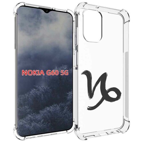 Чехол MyPads знак-зодиака-козерог-8 для Nokia G60 5G задняя-панель-накладка-бампер