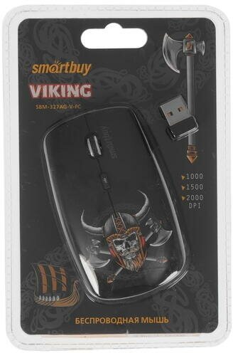 Беспроводная мышь SmartBuy SBM-327AG-V-FC Viking