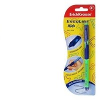 Ручка шариковая Ultra Glide ErgoLine Kids, эргономичный грип, узел 0.7 мм, чернила синие, длина письма 1500 метров, блистер