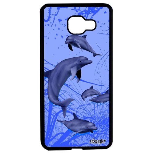 фото Чехол для мобильного samsung galaxy a5 2016, "дельфины" белуха нарвал utaupia