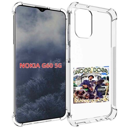 Чехол MyPads Snoop Dogg DA GAME IS TO BE SOLD, NOT TO BE TOLD для Nokia G60 5G задняя-панель-накладка-бампер