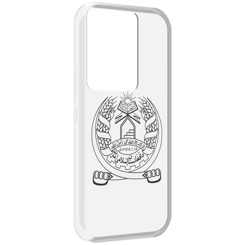 Чехол MyPads герб-афганистан для Itel Vision 3 Plus / Itel P38 Pro задняя-панель-накладка-бампер