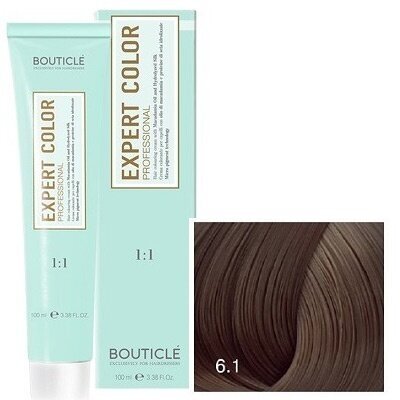 Bouticle Expert Color крем-краска для волос, 6.1 темно-русый пепельный, 100 мл