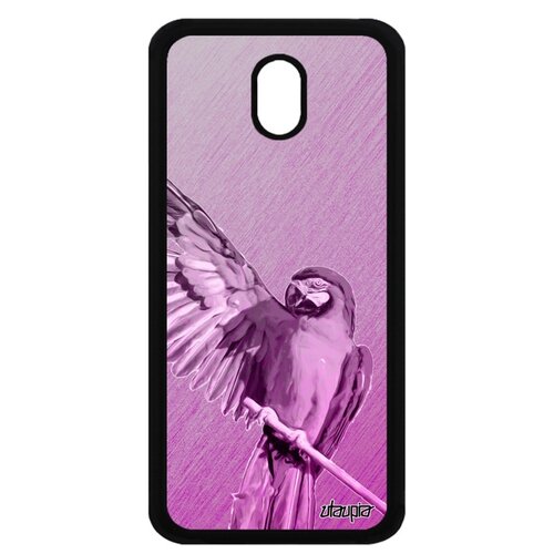 фото Чехол на смартфон galaxy j3 2017, "попугай" птица жако utaupia