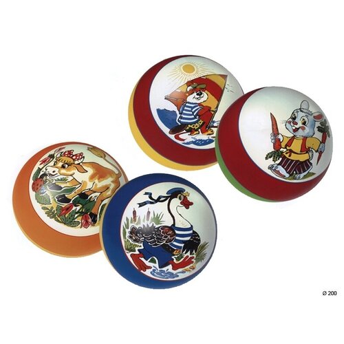 Чапаев Мяч резиновый 150 мм арт Р1-150 рисунок в ассорт 16 519₽