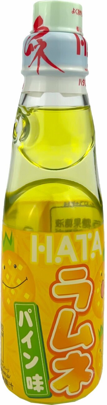 Напиток газированный безалкогольный "Рамунэ" со вкусом ананаса (стекло, 200 мл) Hata Kosen - фото №11