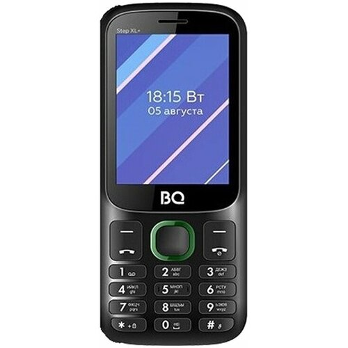Мобильный телефон BQ 2820 Step XL+ Black+Green .
