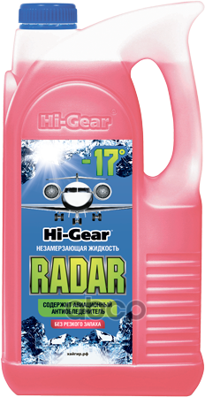 Hi-Gear Незамерзающая Жидкость Radar -17°C (4L) Hi-Gear арт. HG5689N