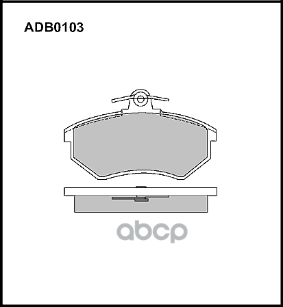 Колодки Тормозные Audi А4 1994-2000 8D2 F ALLIED NIPPON арт. ADB0103