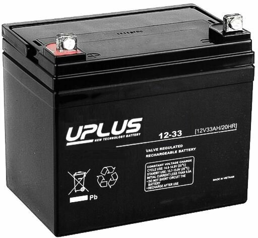 Аккумулятор для ИБП UPLUS AGM Leoch US12-33 12V 33Ah (195х130х178)