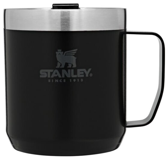 Stanley Термокружка STANLEY Classic с ручкой 0,35L (10-09366-006) Черная