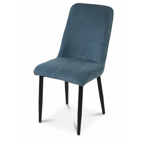 Стул Дейзи синий велюр