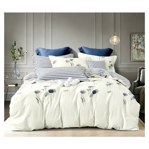 фото Постельное белье евростандарт tango tpig3-1037, сатин, 2 наволочки 50 х 70 см, белый